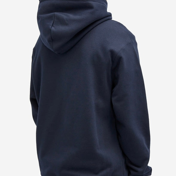 Gucci Script Logo Hoodie — Navy