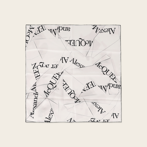 Alexander McQueen Logo Scarf