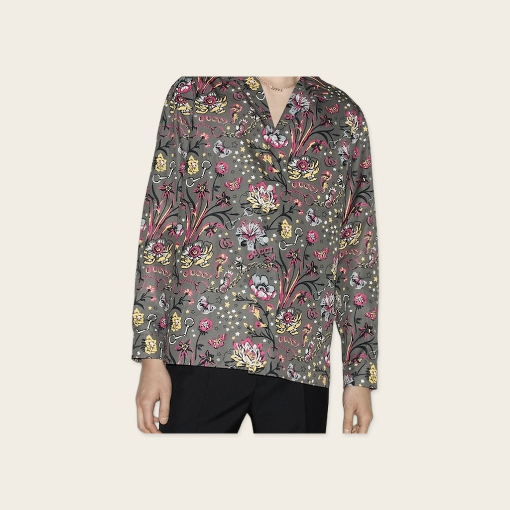 Gucci Floral Punk Print Shirt