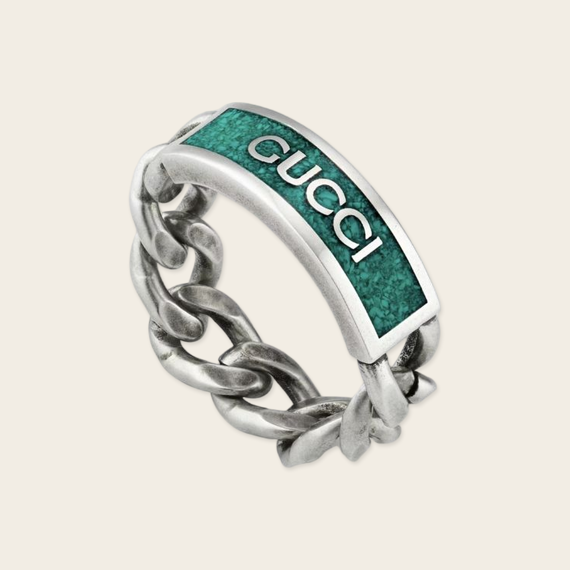 Gucci Chain Logo Ring