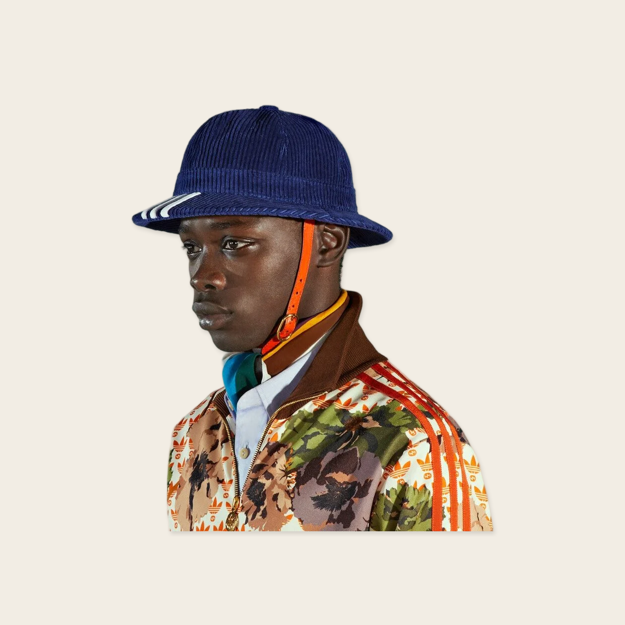 Gucci adidas x Gucci foldable corduroy golf hat