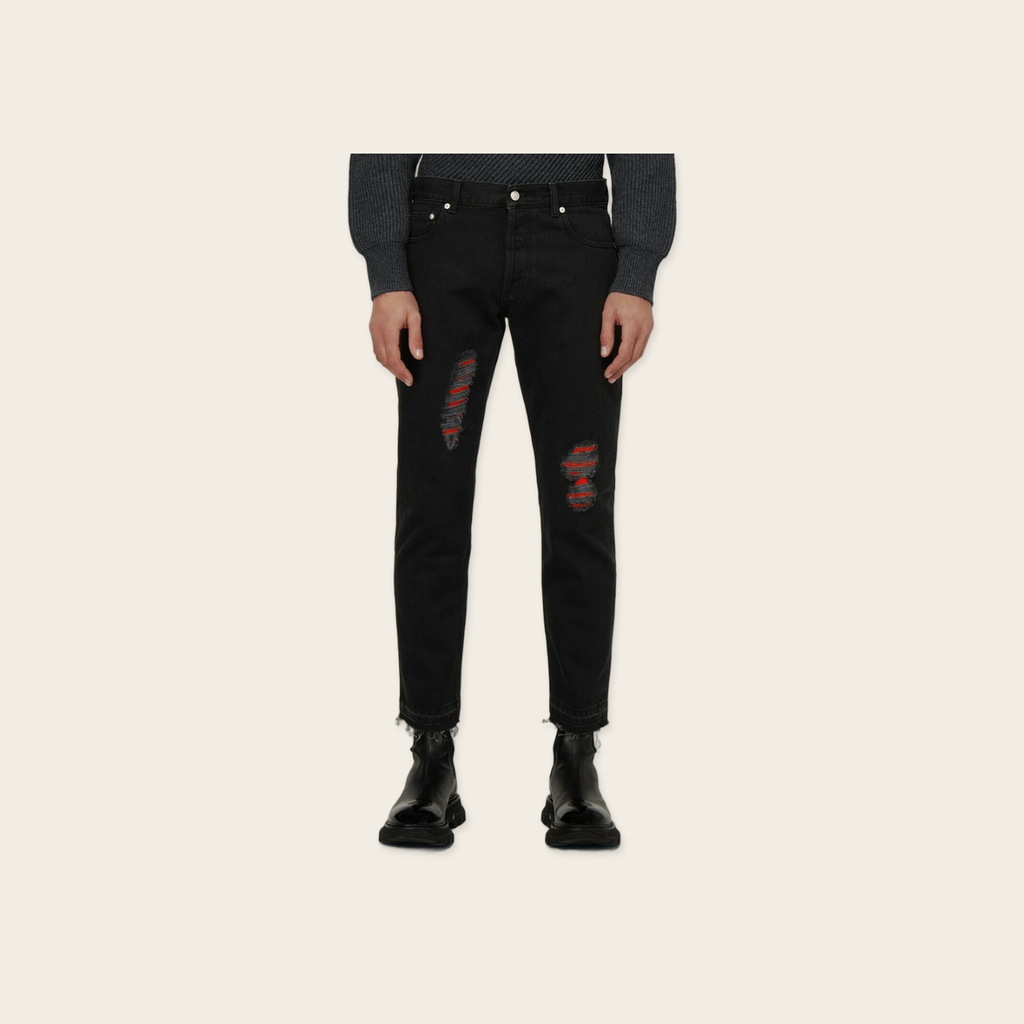 Alexander McQueen Distressed Slim jeans