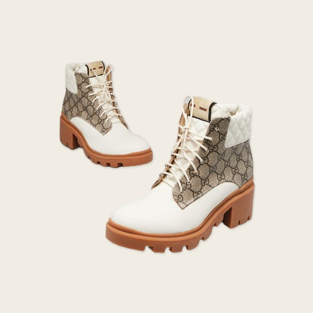 Gucci GG Supreme Up Ankle Boots