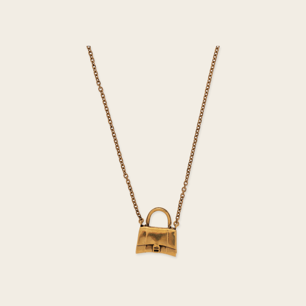 Balenciaga Bag Necklace Antique gold-tone necklace from Balenciaga.