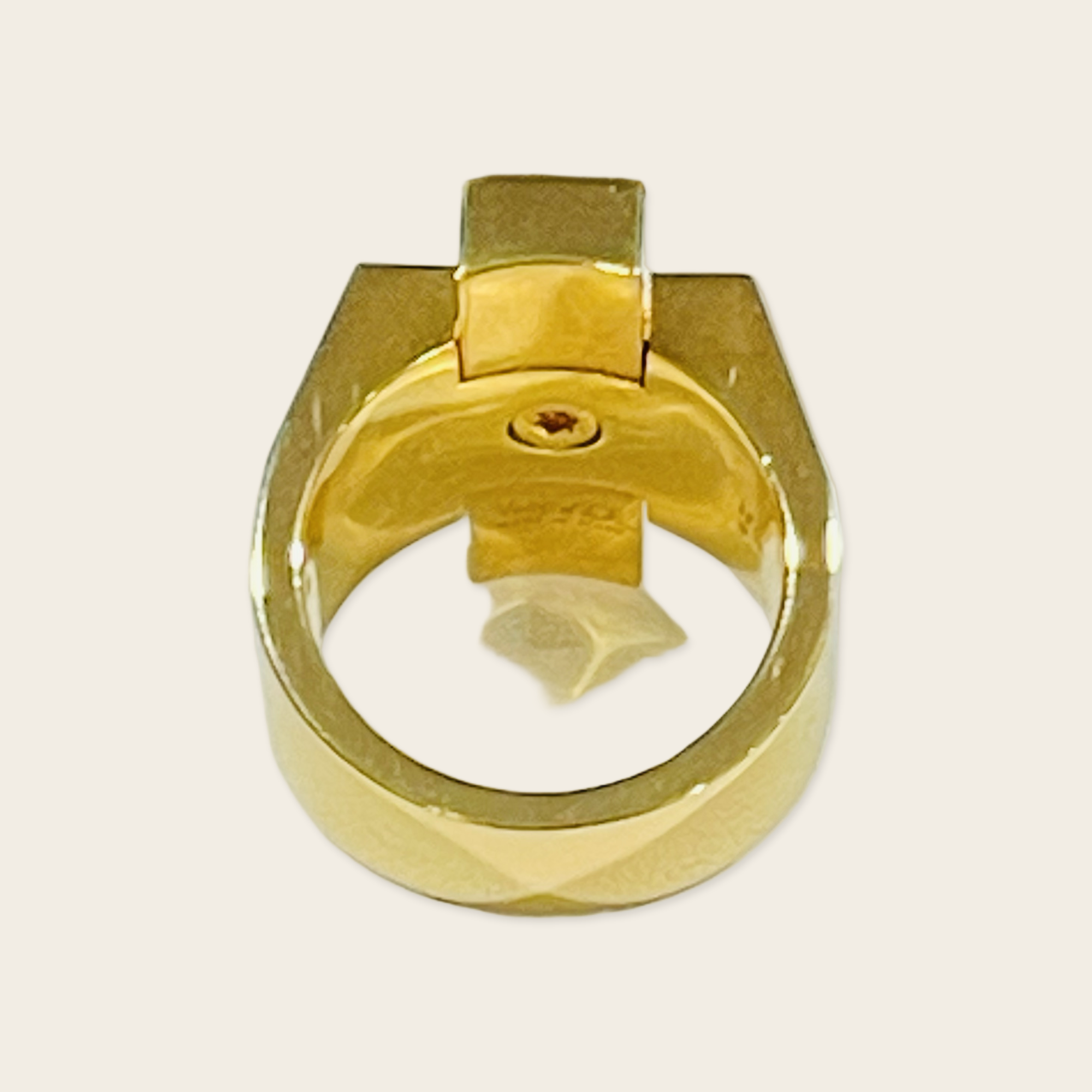 Versace Greca Logo Ring