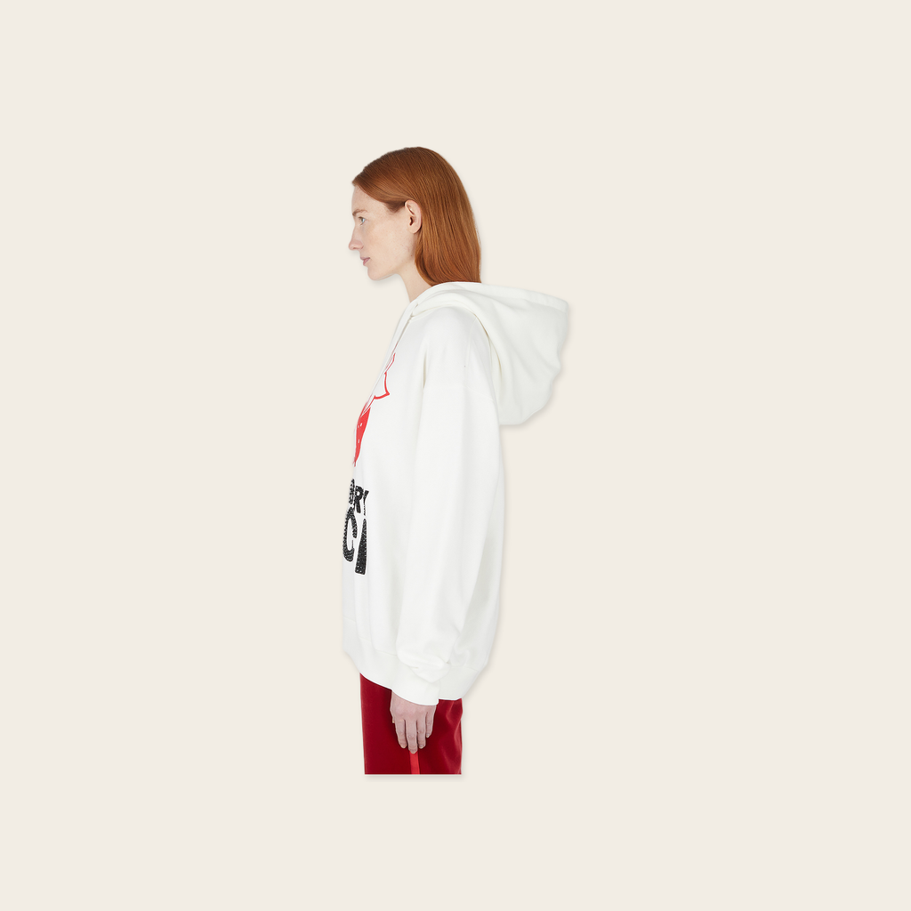 Gucci Strawberry Hoodie with Embellished