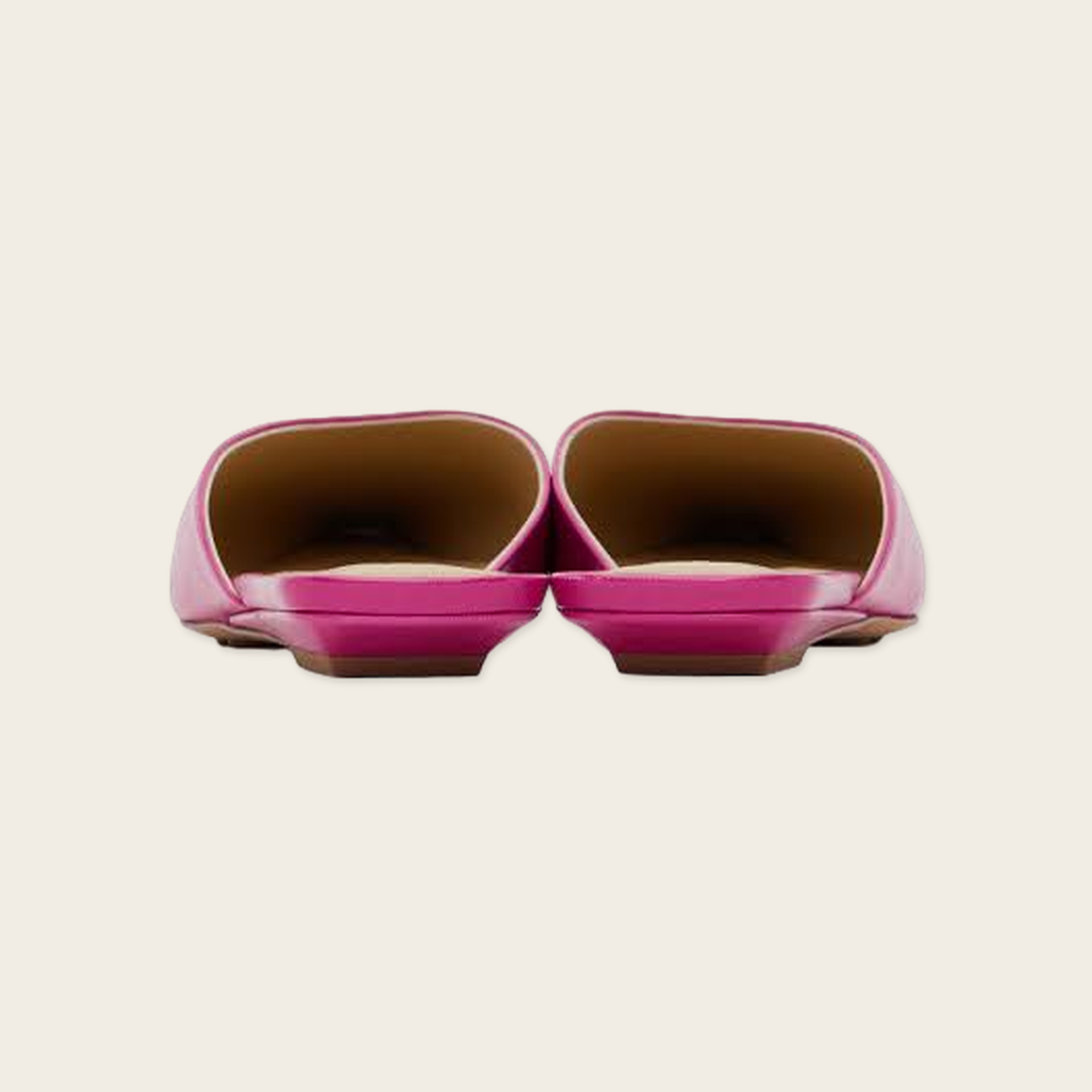 Bottega Veneta Pink Point Slippers