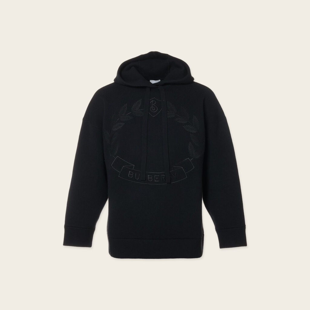 Burberry Embroidered Oak Leaf Hoodie