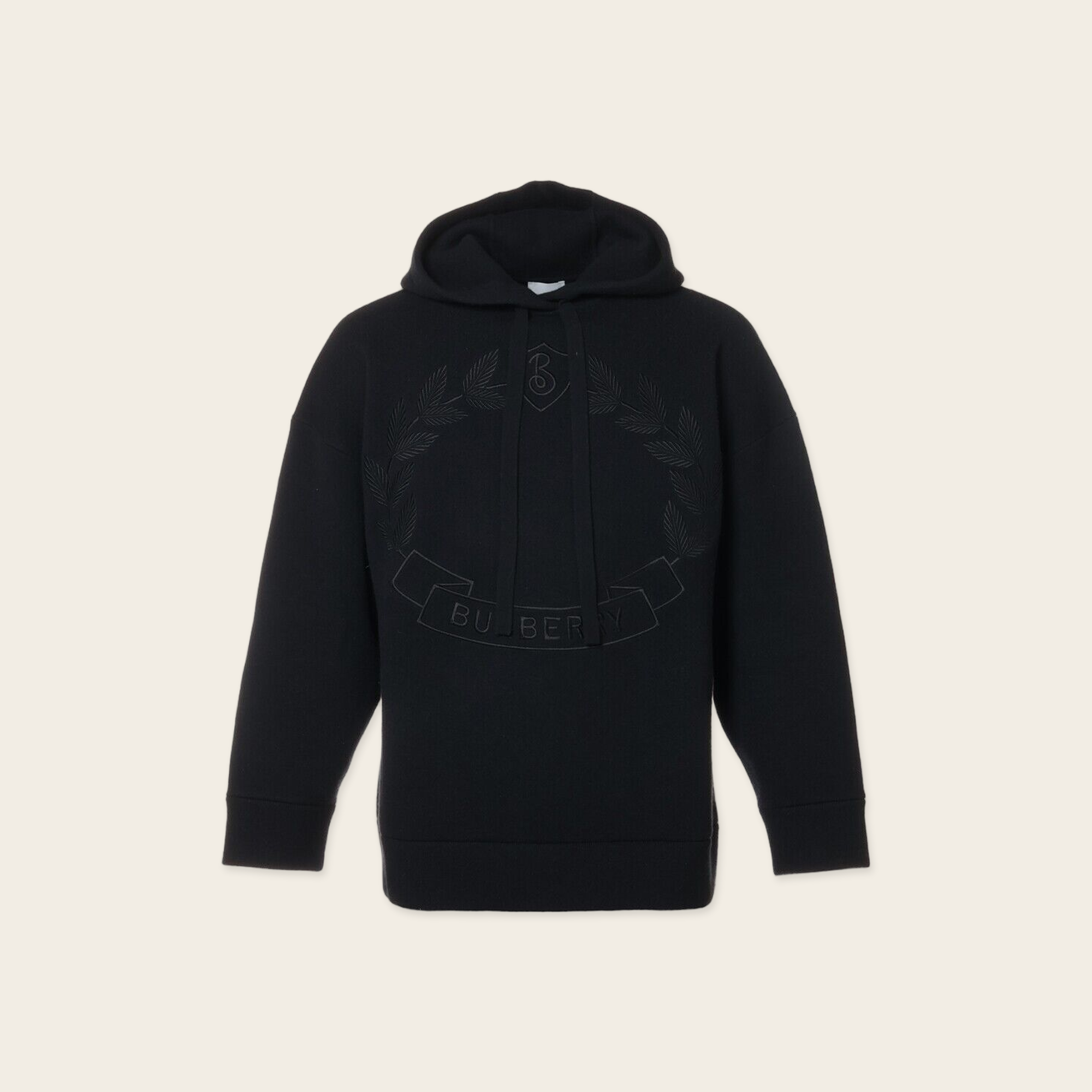 Burberry Embroidered Oak Leaf Hoodie