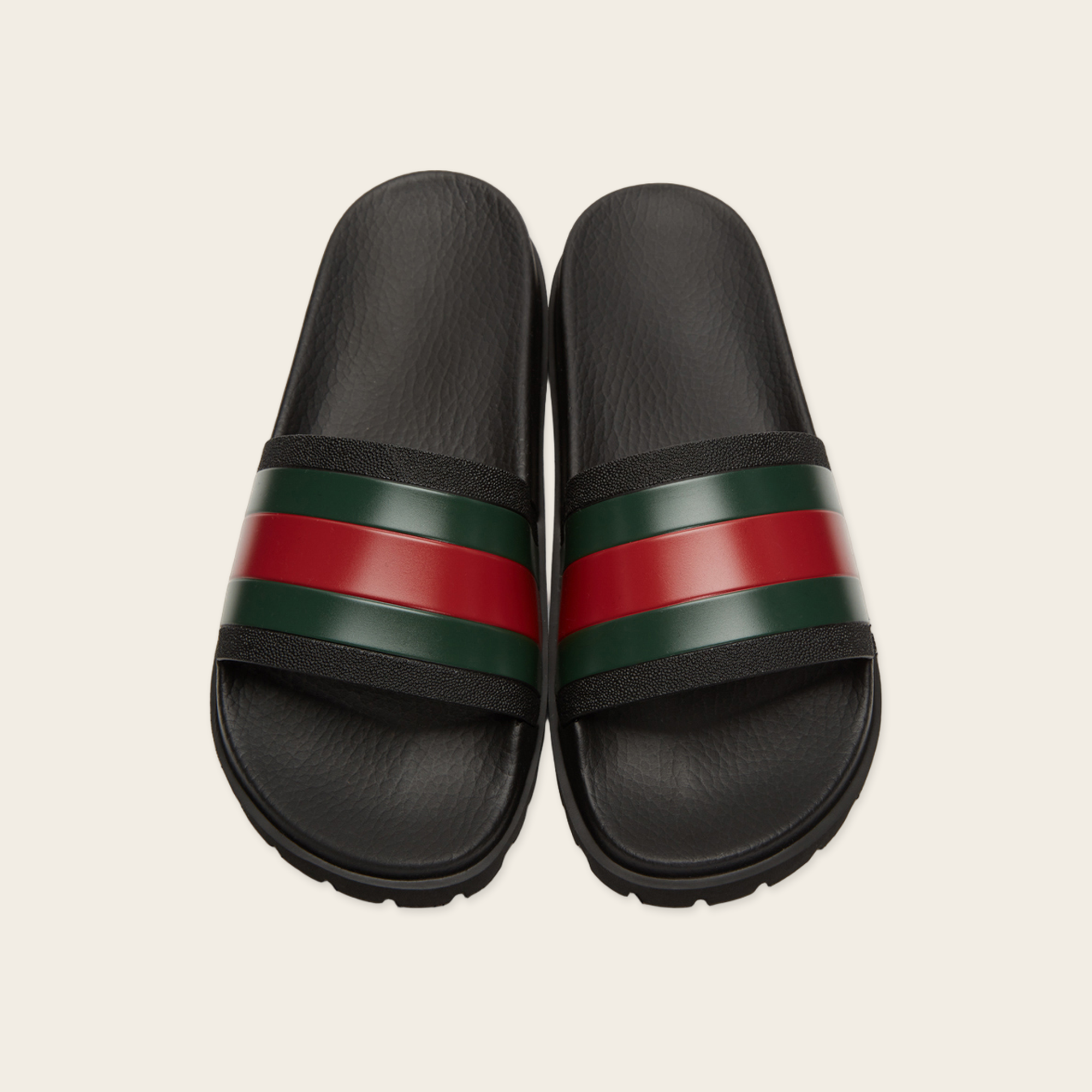 Gucci Pursuit '72 Rubber Black Sandal