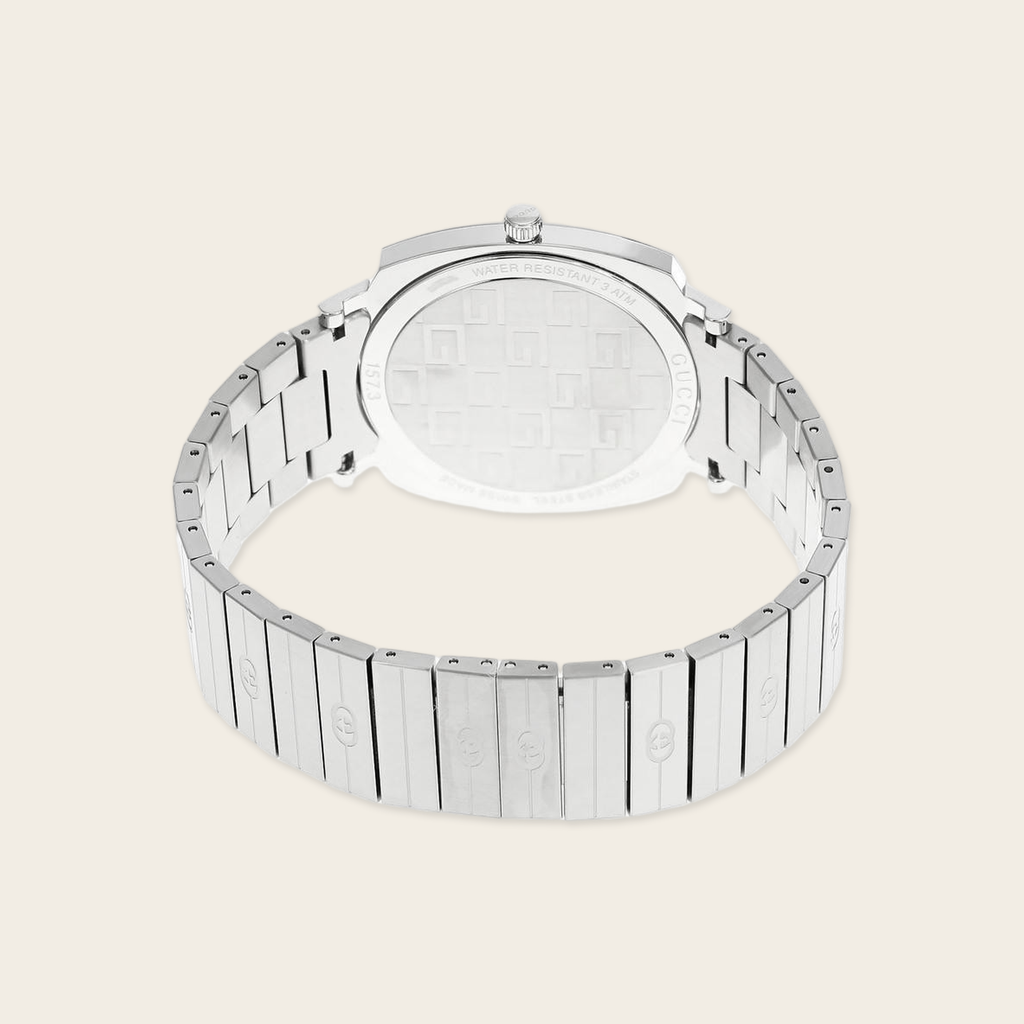 Gucci Grip Watch Silver