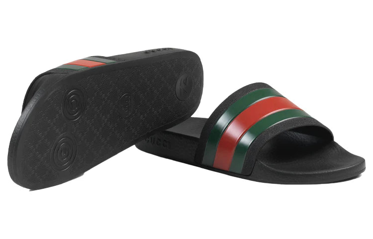Gucci Pursuit '72 Rubber Black Sandal