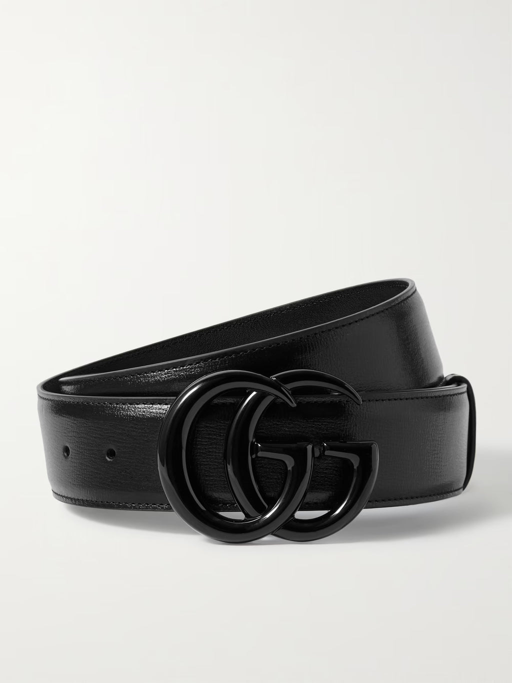 Gucci Black GG Buckle Belt