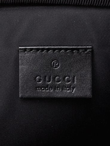 Gucci Black Embroidered Pouch Bag