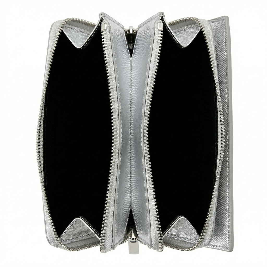 MM6 Metallic Folded Wallet