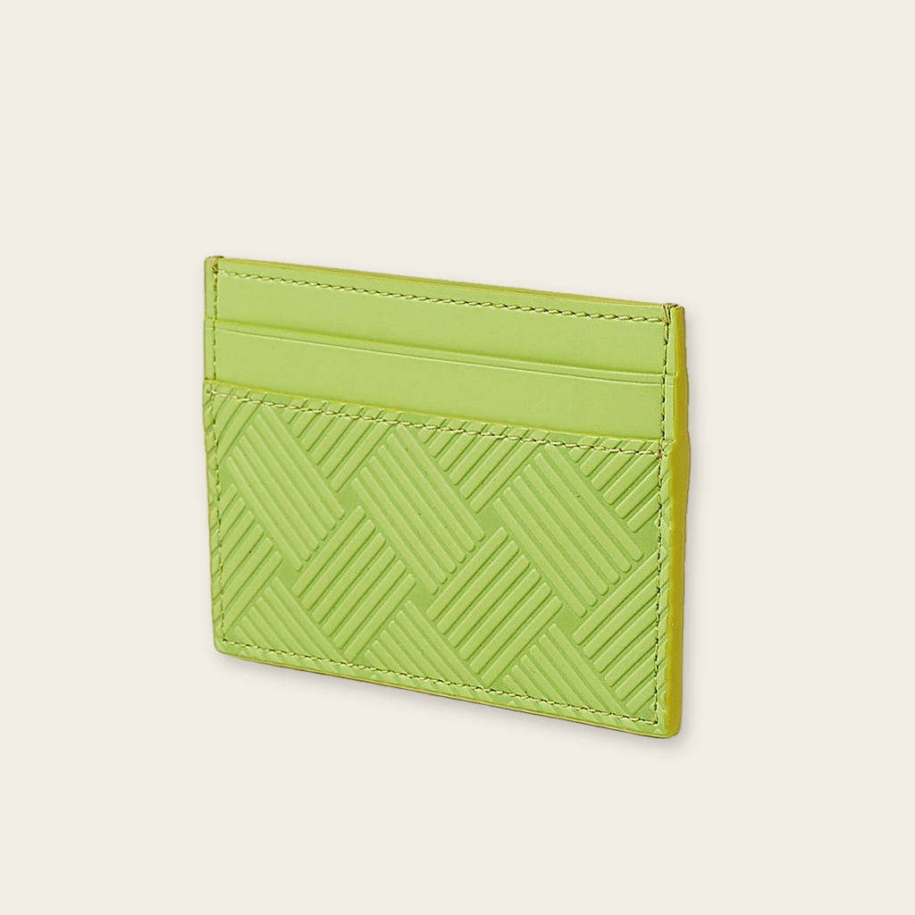 Intrecciato Rubber-Trimmed Cardholder