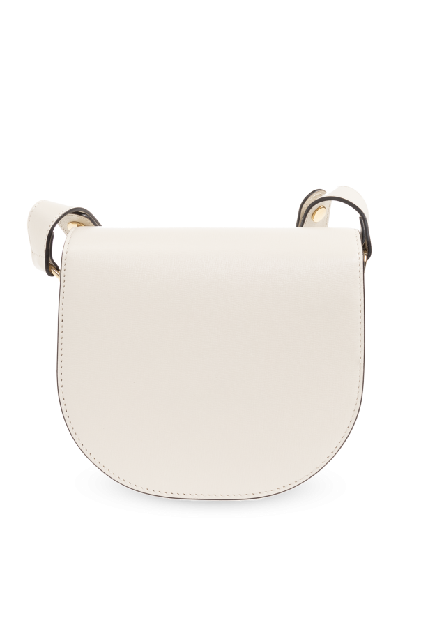 Gucci 1955 Horsebit Shoulder Bag — Cream