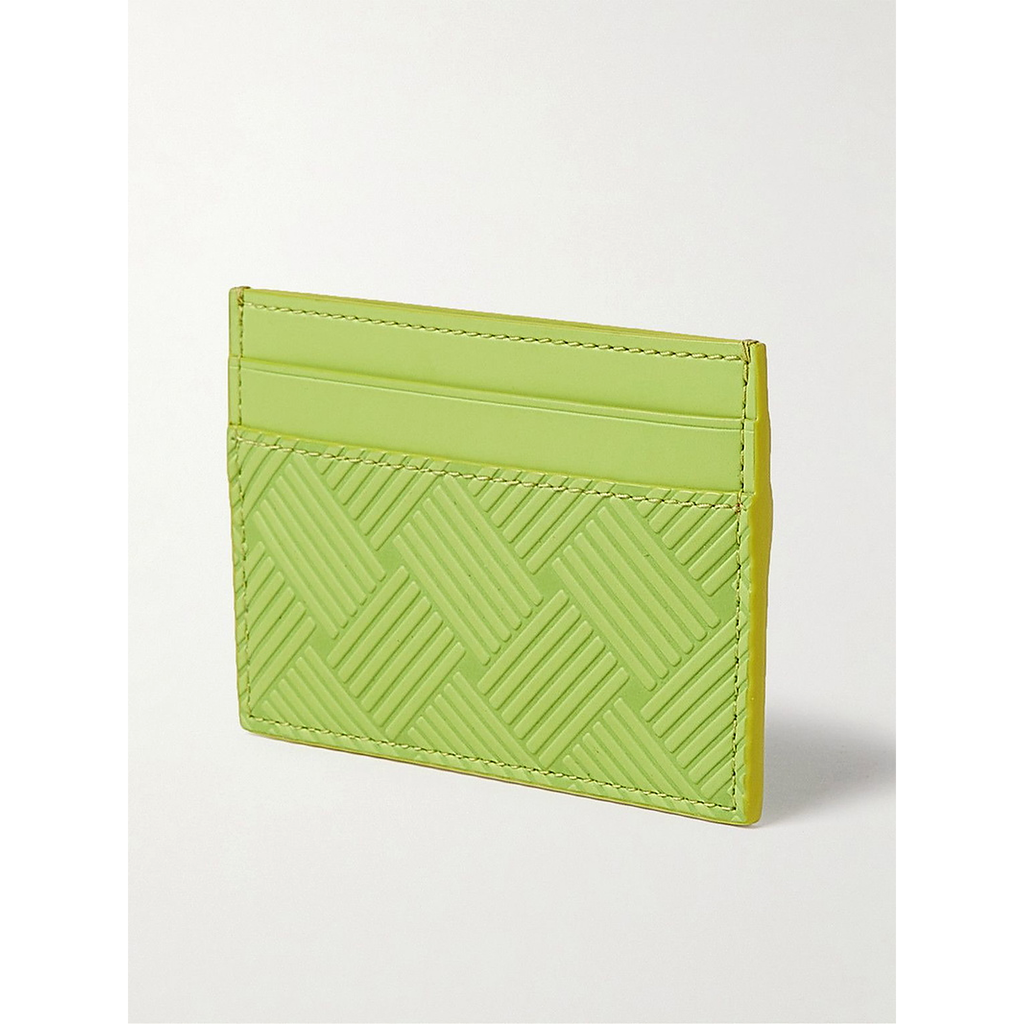 Intrecciato Rubber-Trimmed Cardholder