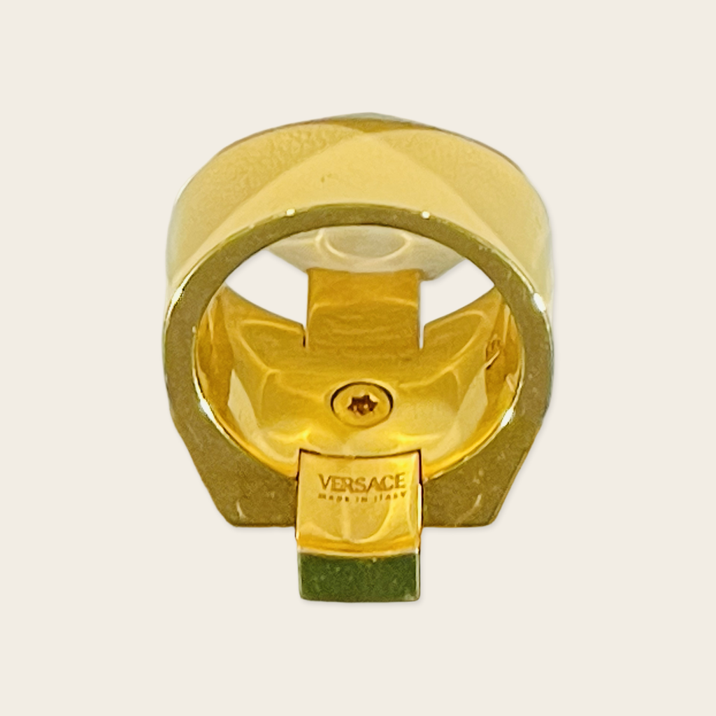 Versace Greca Logo Ring