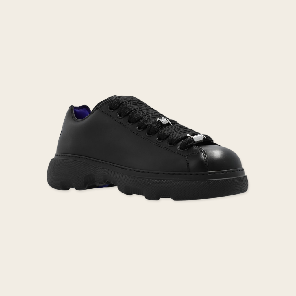 Burberry Ranger Barbed Wire Leather Sneakers