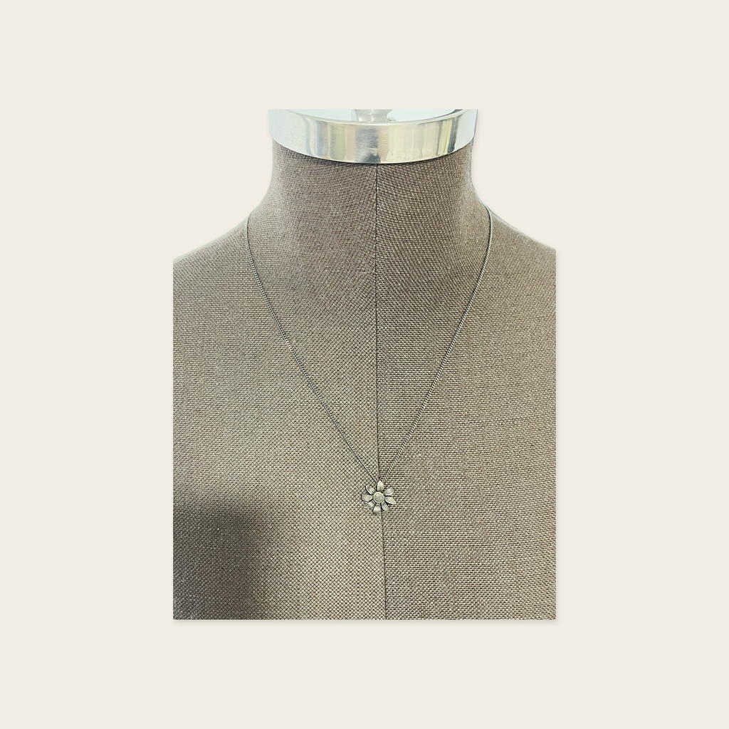Saint Laurent Sunflower Pedant Necklace