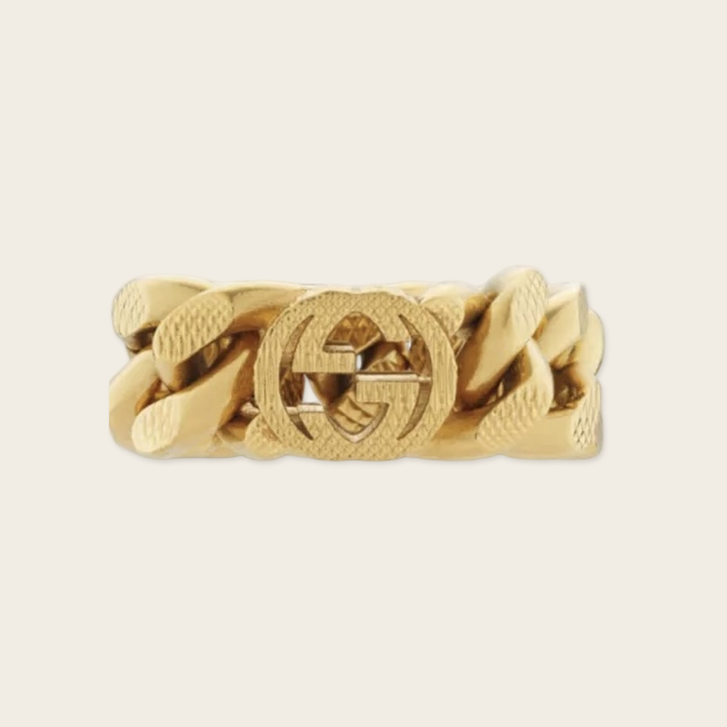 Gucci Interlocking Chain Ring