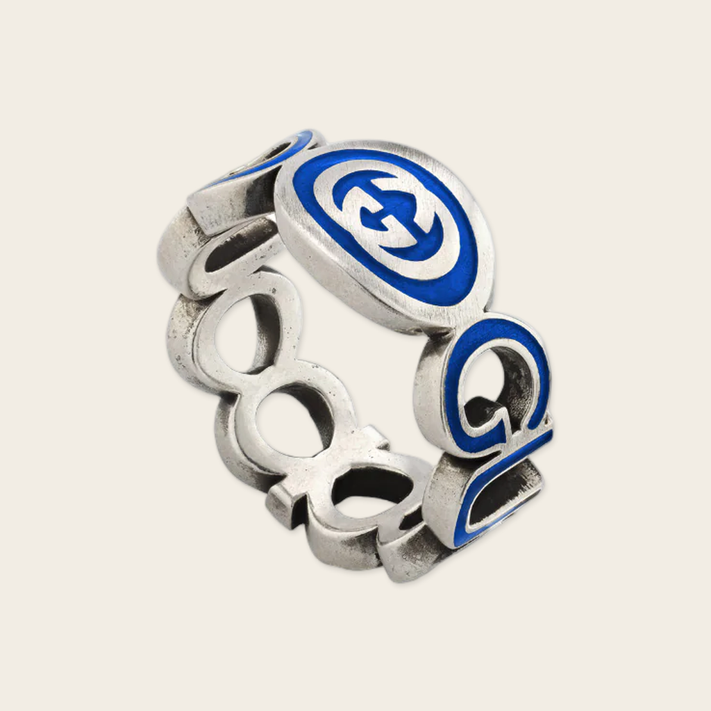 Gucci Interlocking G Logo Ring