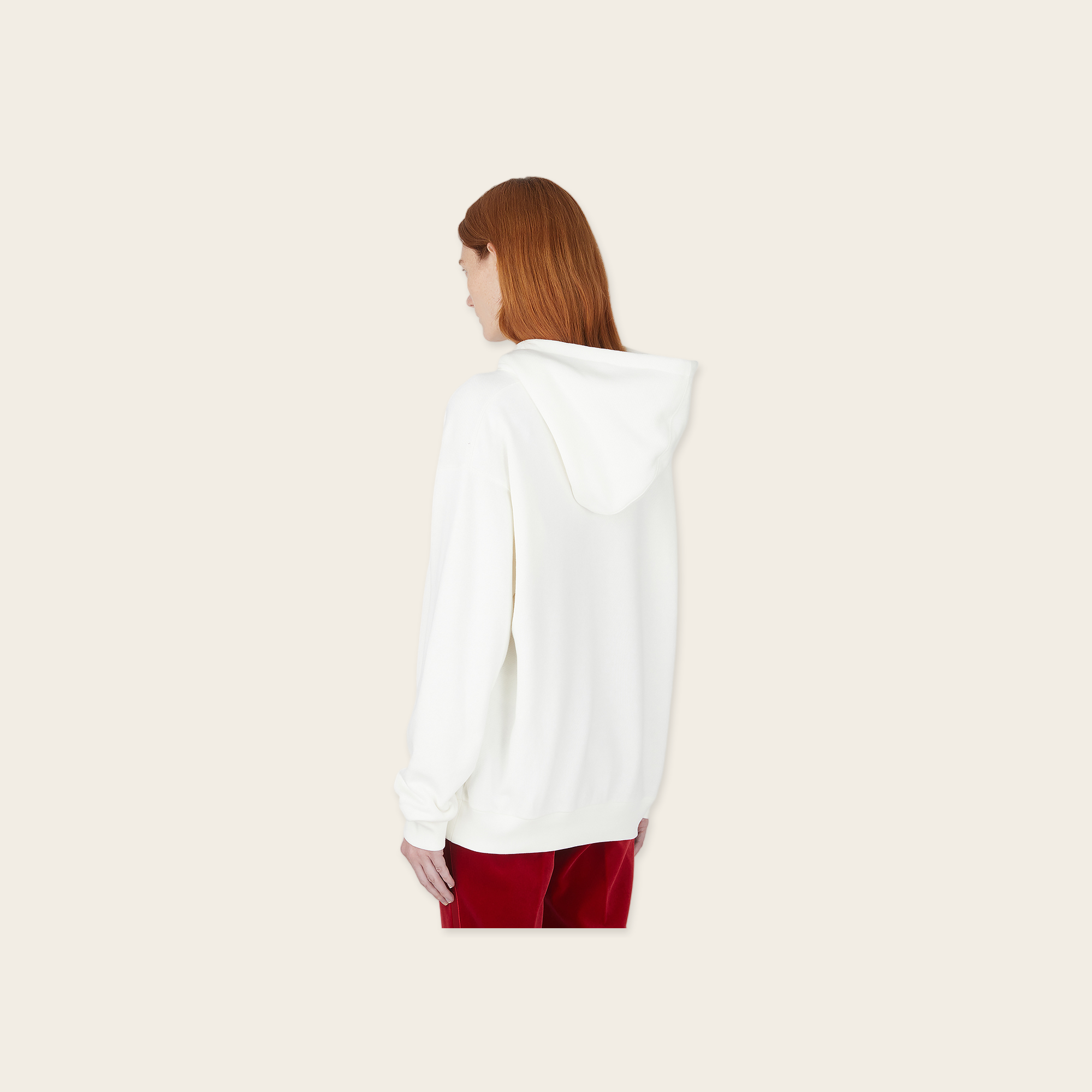 Gucci Strawberry Hoodie with Embellished