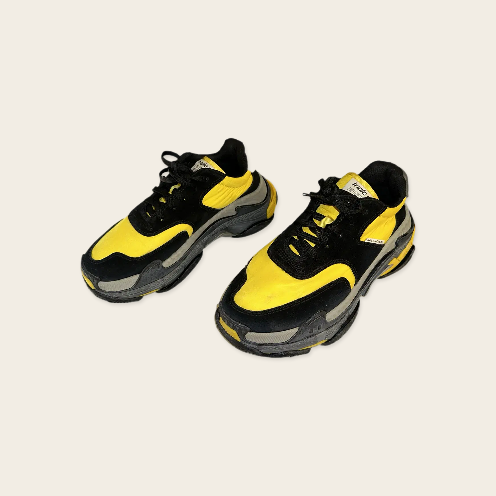 Balenciaga Triple S Sneaker 'Black Yellow'