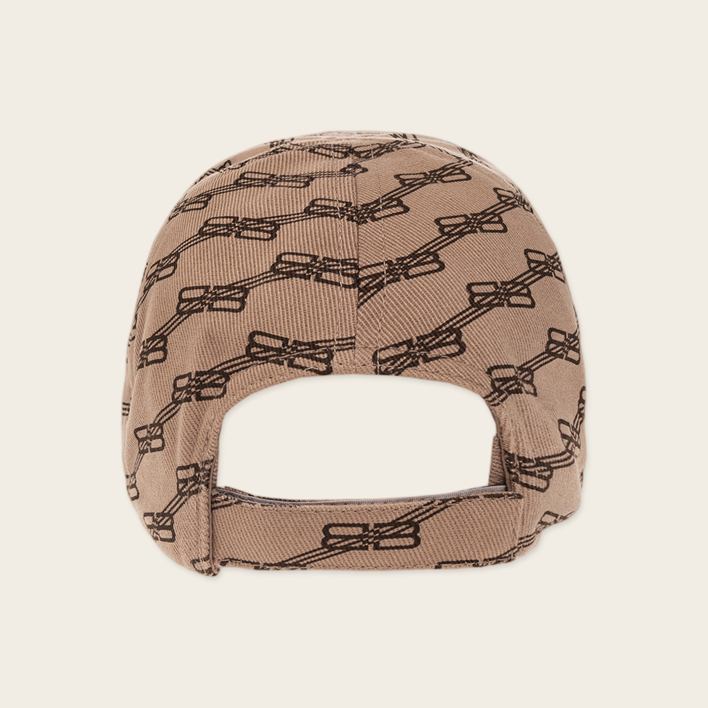 Balenciaga Brown BB Monogram Cap