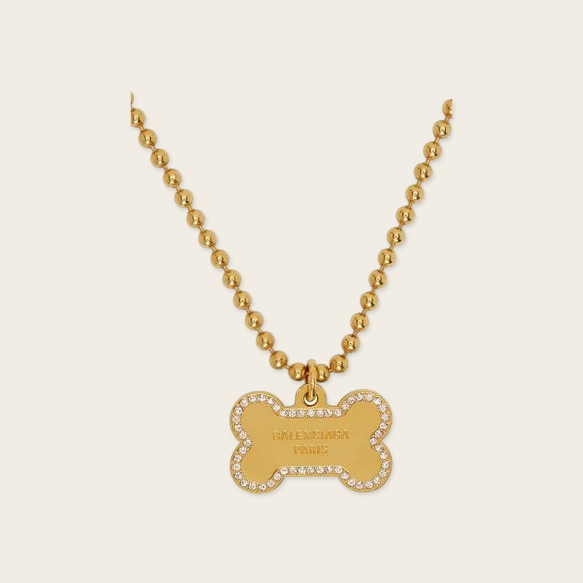 Balenciaga Necklace with House Logo