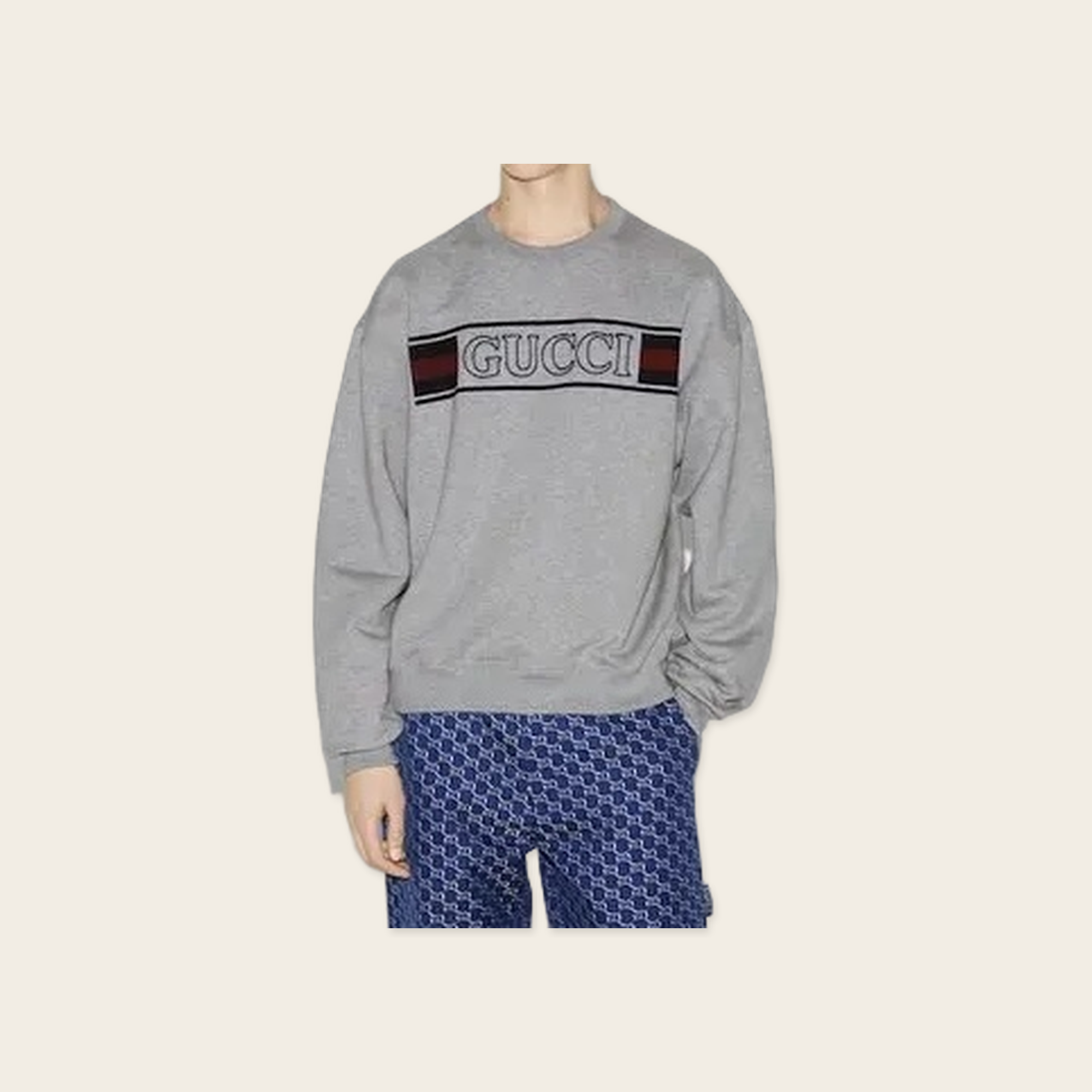 Gucci Embroidered Cotton Jersey Sweatshirt