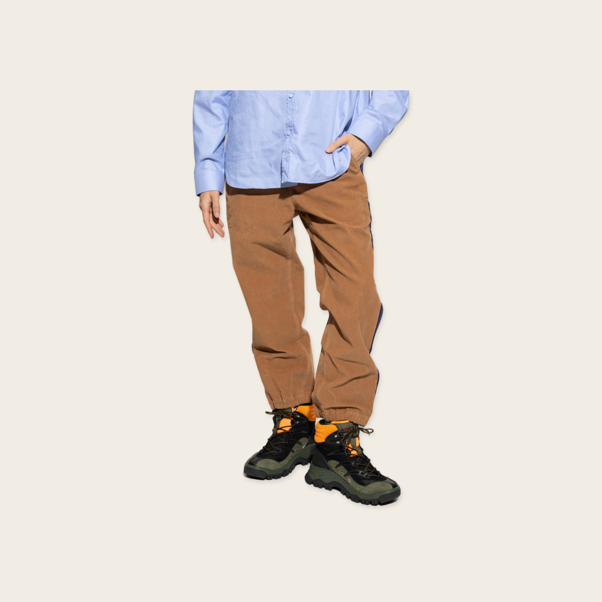 Gucci Corduroy Web trousers