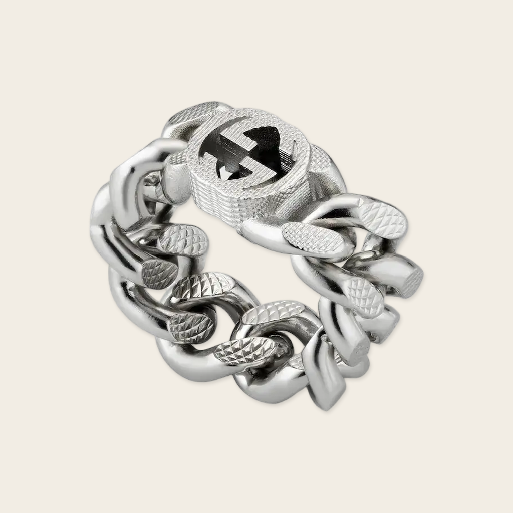 Gucci Interlocking Chain Ring