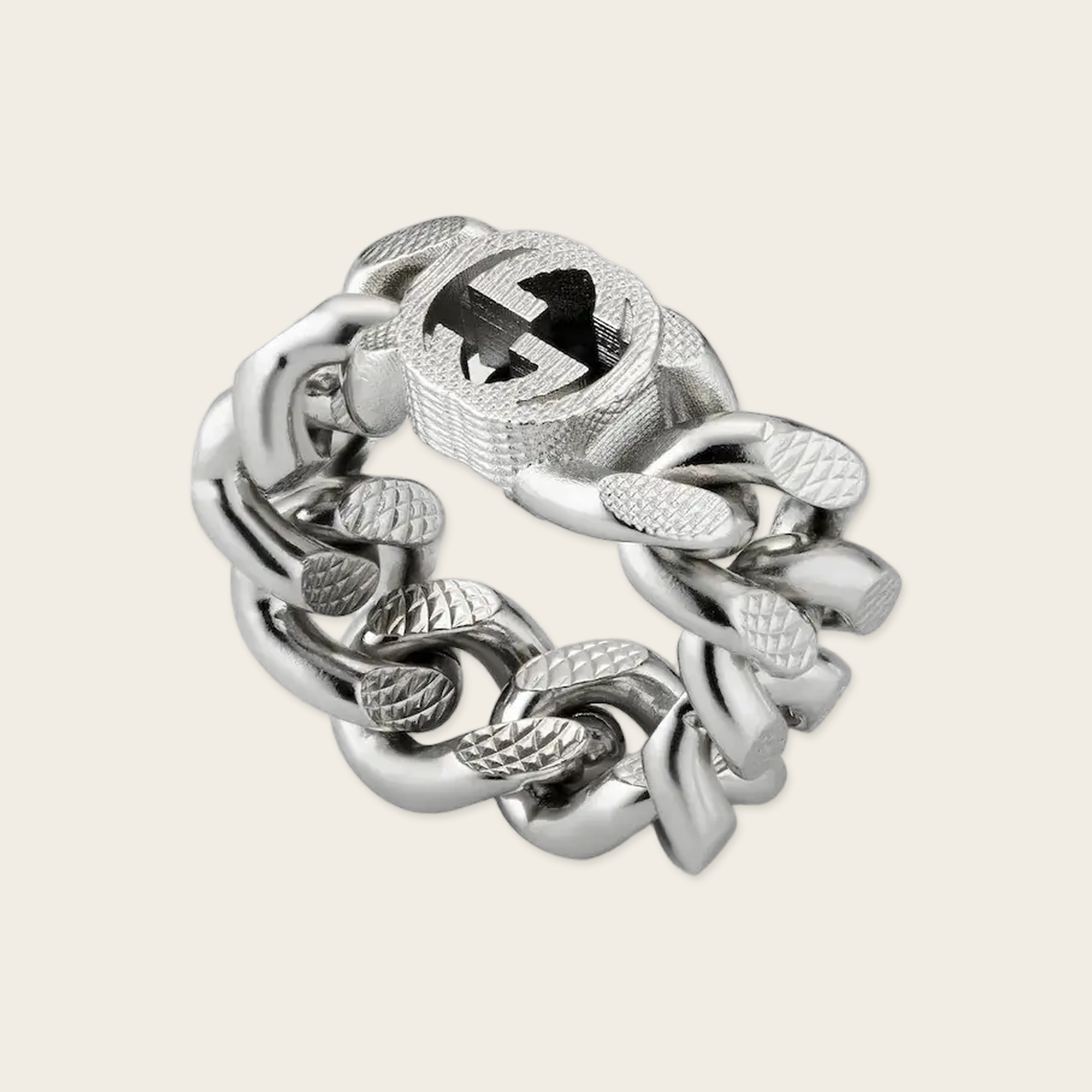 Gucci Interlocking Chain Ring
