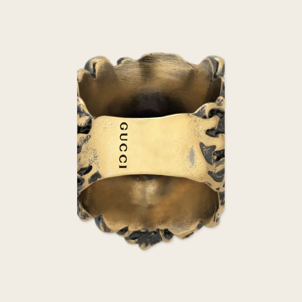 Gucci Lion Head Ring