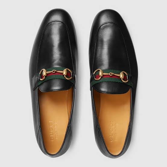 Gucci Horsebit Web Loafer — Black