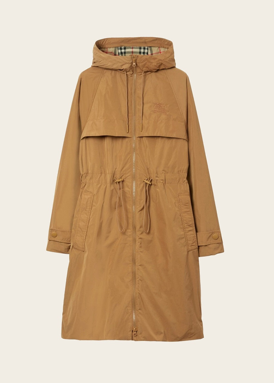 Burberry Check Lined Parka