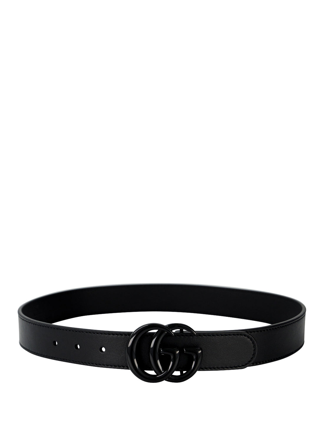 Gucci Black GG Buckle Belt