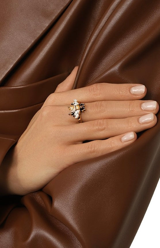 Gucci Bee Embellished Ring
