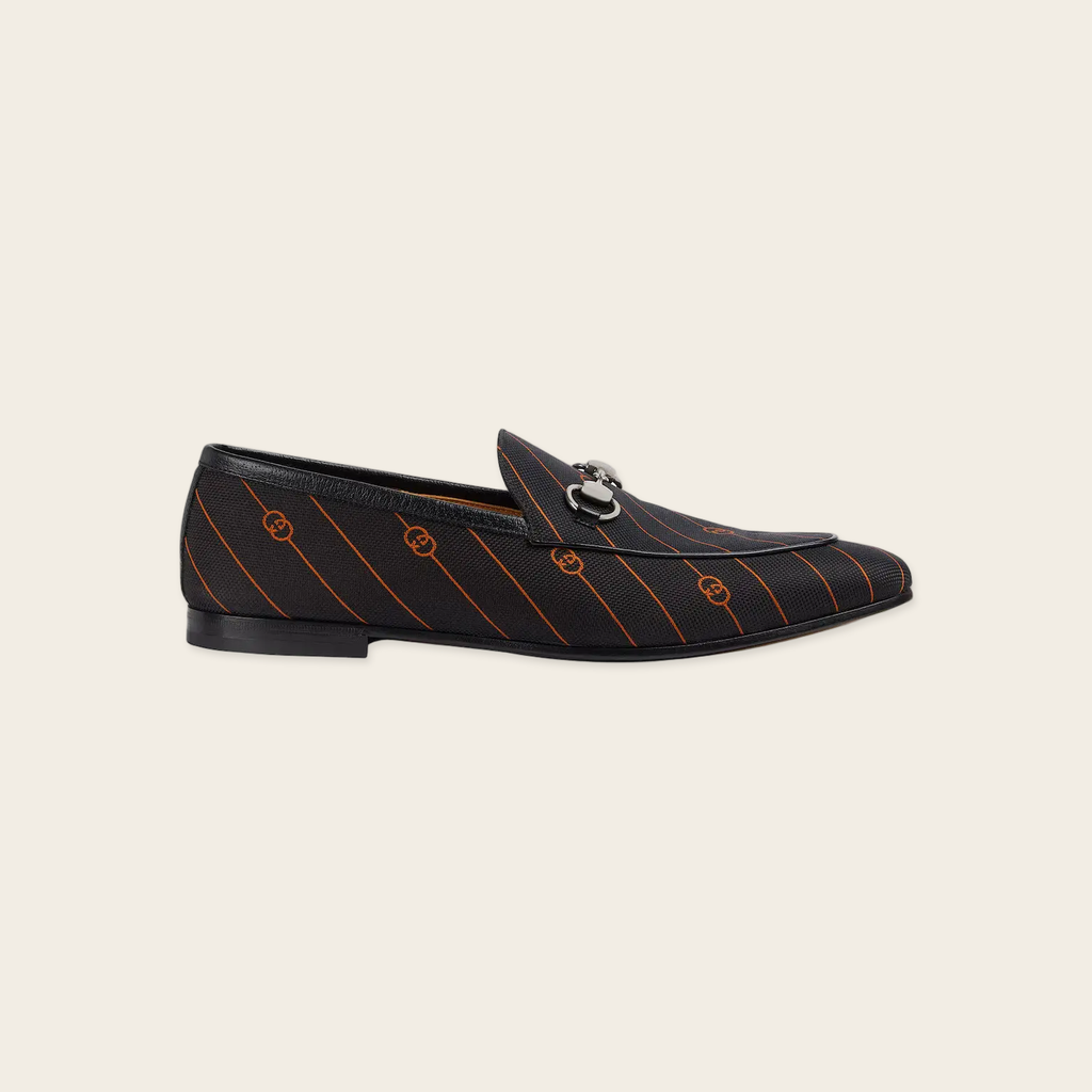 Gucci Jordaan Horsebit GG Loafers