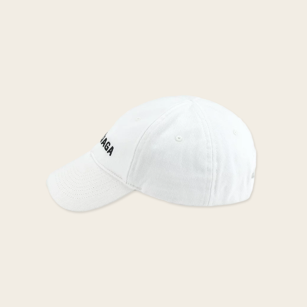 Balenciaga Hat Classic Baseball Logo Balenciaga Classic baseball cap with logo embroidered at front Velcro adjustable size