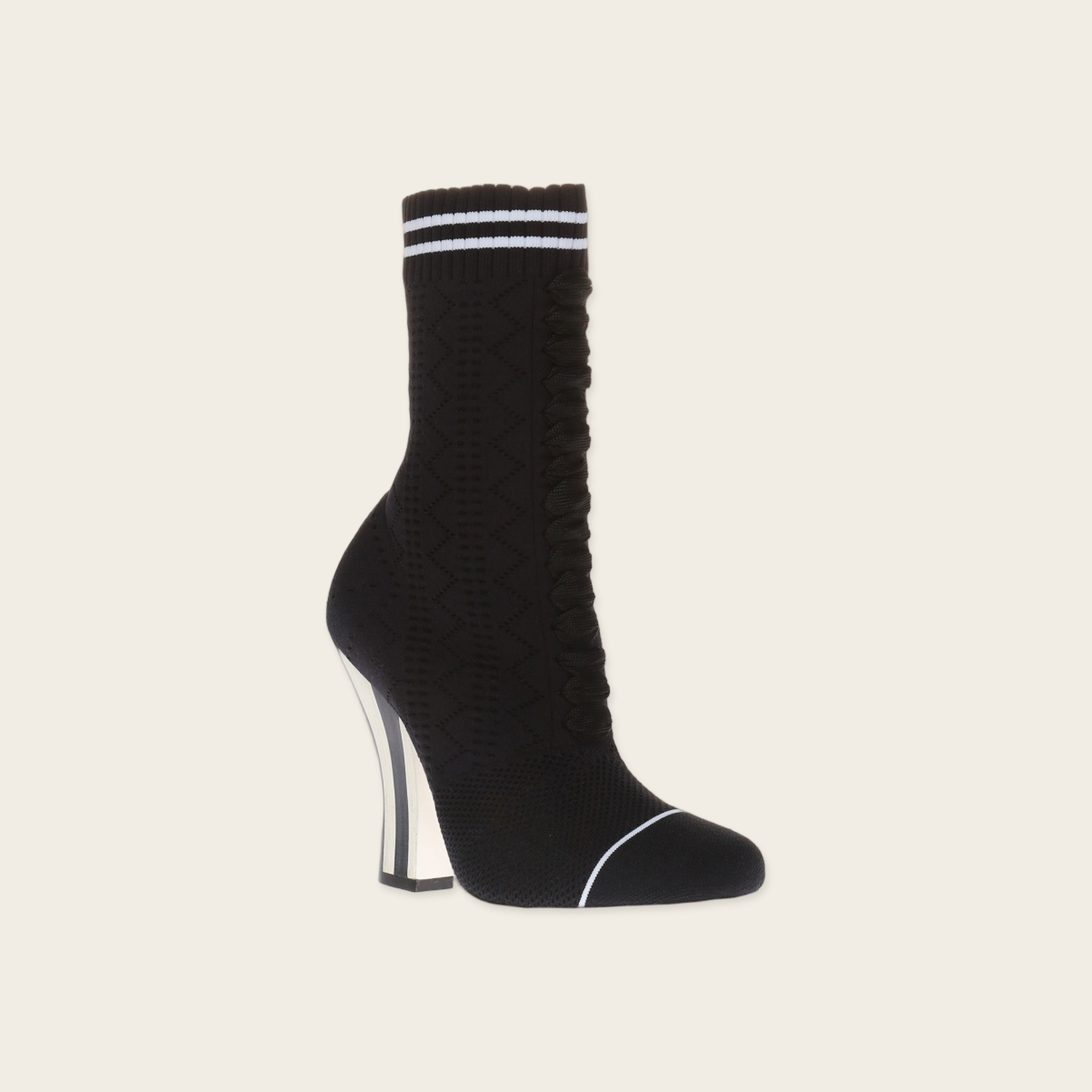 Fendi Ankle Boots with Socks