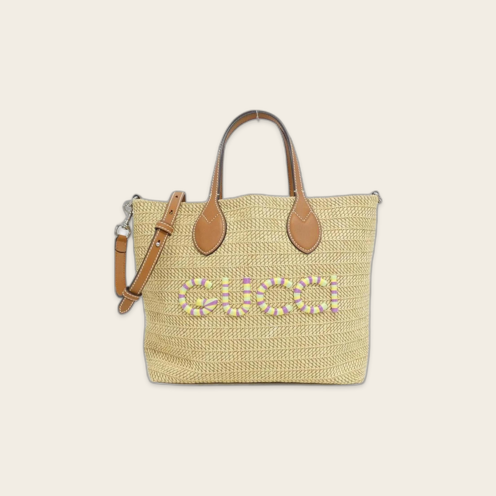 Gucci Patch Logo Tote Bag