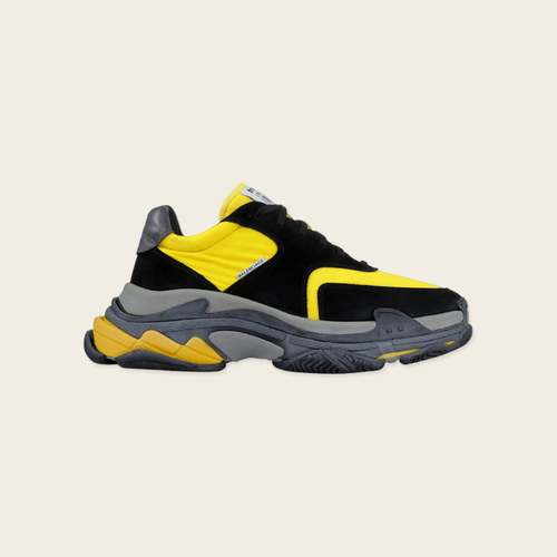 Balenciaga Triple S Sneaker 'Black Yellow'