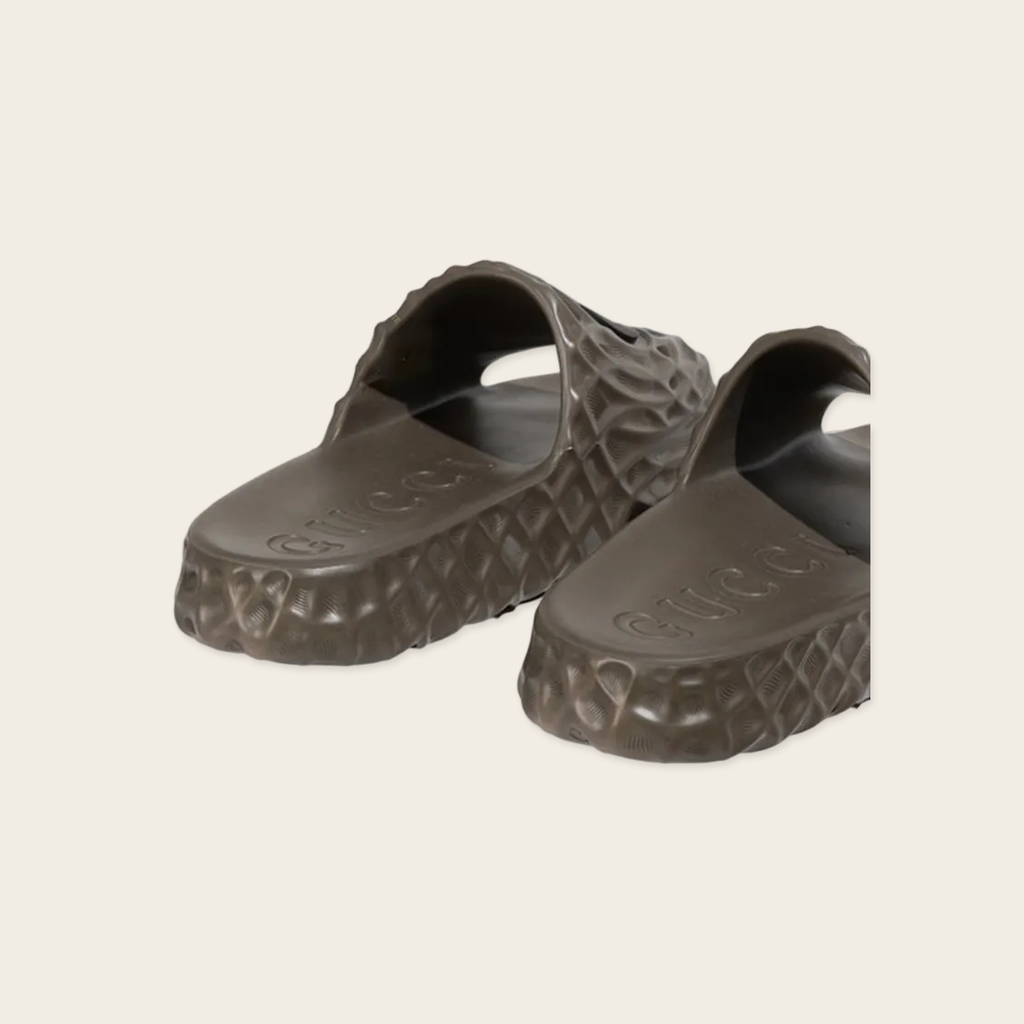 Gucci Slides with GG interlocking Logo
