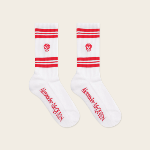 Alexander McQueen Skull White Socks