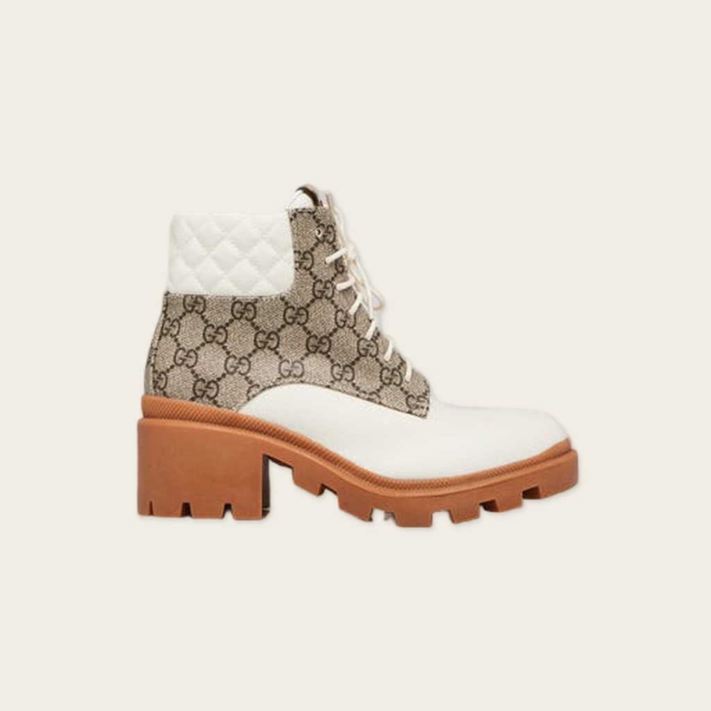 Gucci GG Supreme Up Ankle Boots