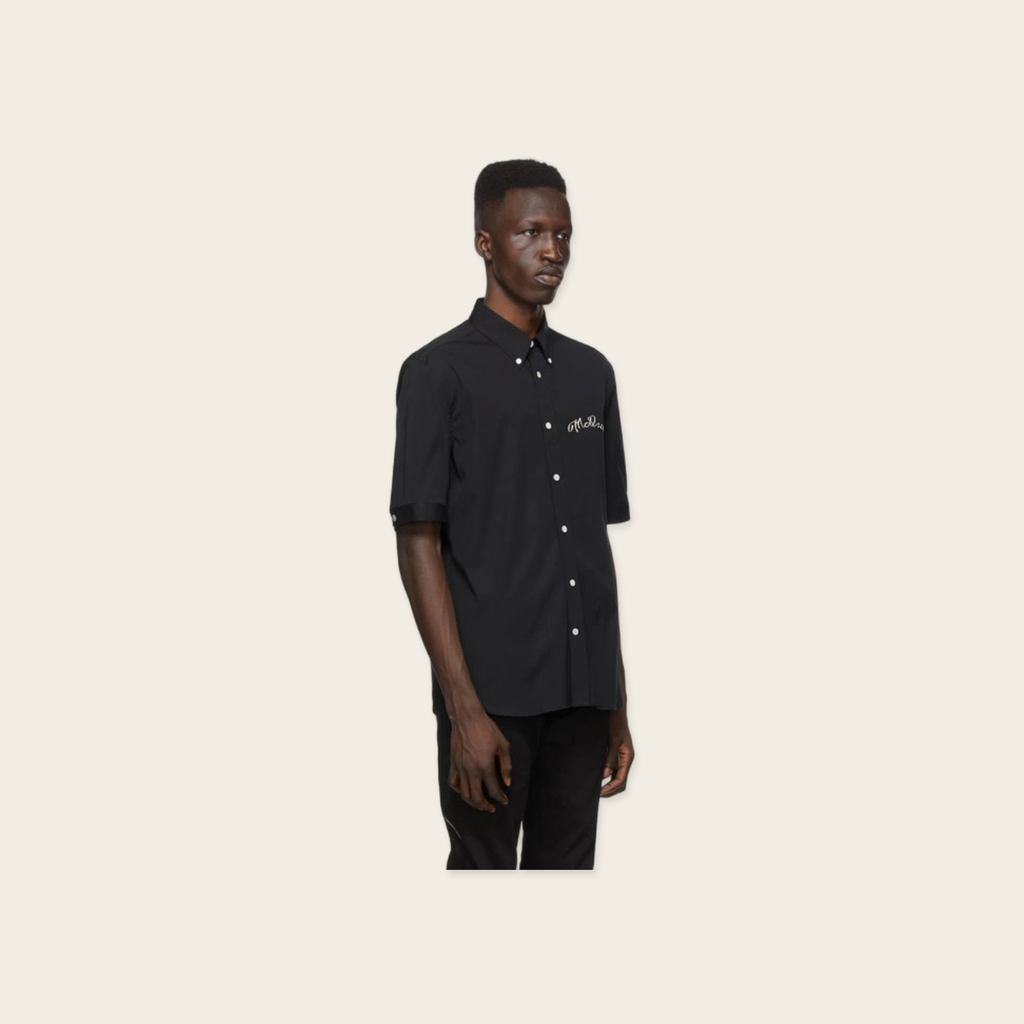 Alexander McQueen Poplin Embroidered Shirt