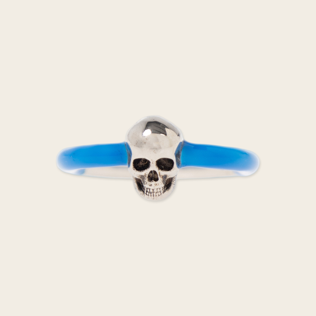 Alexander McQueen Skull Band Ring